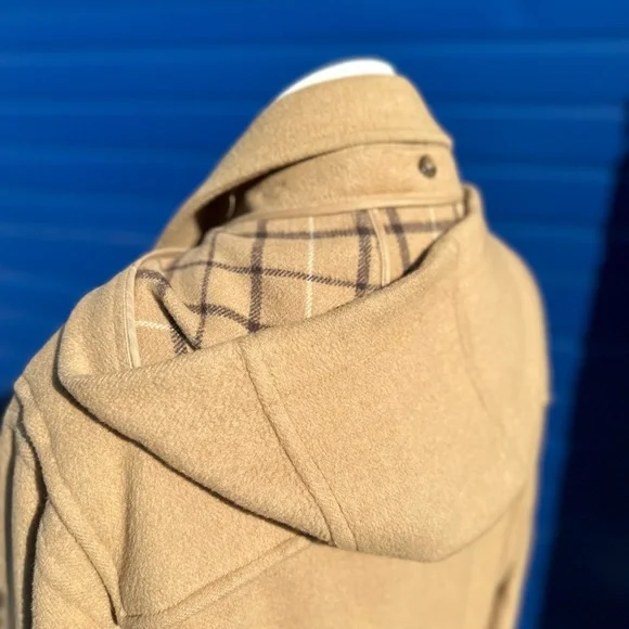 Brooks Brothers Duffle Coat Camel Hair Men’s size XL extra large gently pre worn - Picture 4 of 8